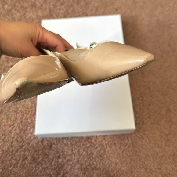 J’adior pointy flat nude 7.5 - Picture 4 of 9